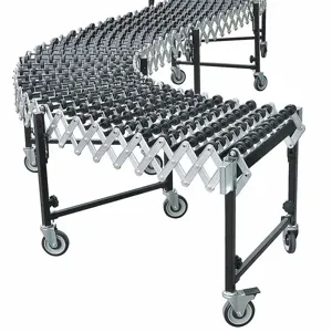 GRAINGER 55KR73 Skate Wheel Conveyor, Heavy Duty, Plastic, 32 11/16 Inch Width, 200 lbs./ft. | CJ3JKH