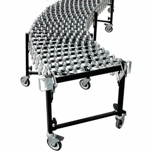 GRAINGER 55KR78 Skate Wheel Conveyor, Heavy Duty, Steel, 38 9/16 Inch Width, 200 lbs./ft. | CJ3JKJ