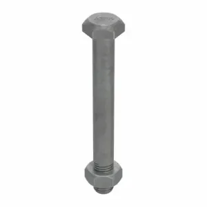 GRAINGER 5CLL8 Structural Bolt, Steel, Hot Galvanized, 1 1/8 Inch Size-7 Thread Size, 8 Inch Length | CQ7EVG