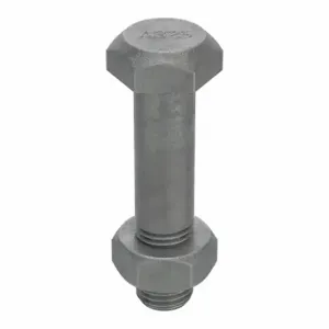 GRAINGER 5CLP6 Structural Bolt, Steel, Hot Galvanized, 1 1/4 Inch Size-7 Thread Size, 5 Inch Length | CQ7EQF