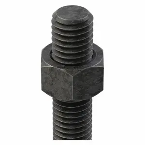 GRAINGER 5CMG8 Fully Threaded Stud, 1 1/8 8 Thread Size, Steel, Grade B7, Black Oxide | CP9REP