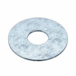 GRAINGER 5CUR1 Fender Washer, Screw Size 1/2 Inch, Steel, Grade 2, Zinc Plated, 0.531 Inch Inch Dia, 2 | CP9NTH