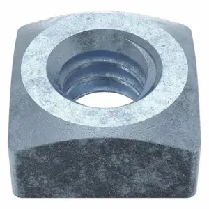 GRAINGER 5CVF8 Square Nut, 1/4-20 Thread Size, Steel, Zinc Plated, 7/32 Inch Ht, 7/16 Inch Width | CQ6AWZ