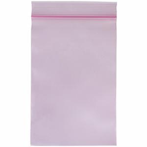 GRAINGER 5CXL6 Reclosable Poly Bag, 4 Mil Thick, 3 Inch Width, 5 Inch Length, Flat Pack, Zip Seal | CQ4ALV