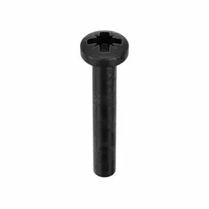 GRAINGER 5GLZ9 Machine Screw, #2-56 Thread Size, 7/16 Inch Size Length, 18-8 Stainless Steel, Black Oxide | CQ6XTH