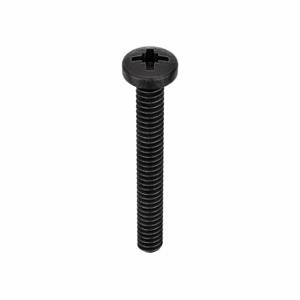 GRAINGER 5GMC1 Machine Screw, #6-32 Thread Size, 3/32 Inch Size Length, 18-8 Stainless Steel, Black Oxide | CQ6XUH