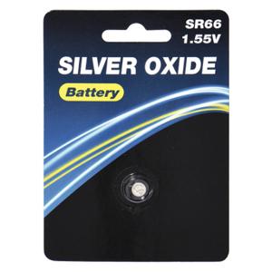 GRAINGER 5HXH4 Knopfzellenbatterie, 377 Batteriegröße, Silberoxid, 27 mAh Kapazität, 1.5 VDC | CP9CHR
