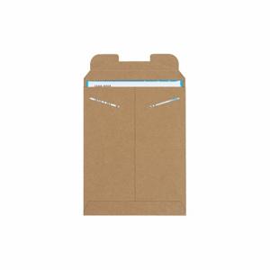 GRAINGER 5HZY8 Mailer Envelopes, 9 Inch Size x 11 1/2 in, 0.036 Inch Size Material Thick, Kraft, 100 PK | CP8XHM