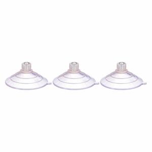 GRAINGER 5LTR5 Hard Hat Window Mount Kit, Metal/Plastic, Clear, 3 Inch dia Suction Cups/Hardware, 3 PK | CP9YQW