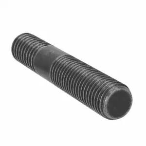 GRAINGER 5MTT6 Double-End Threaded Stud, Steel, Grade 5, Black Oxide, 12 PK | CP9CWM