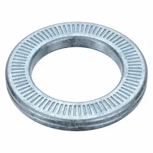 GRAINGER 5MXD7 Ribbed Lock Washer, Serrated Lock, Spring Steel, Zinc Plated, Zinc Plated, 100 PK | CQ2KDL