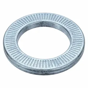 GRAINGER 5MXD8 Ribbed Lock Washer, Serrated Lock, Spring Steel, Zinc Plated, Zinc Plated, 100 PK | CQ2JWU