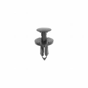 GRAINGER 5NCD2 Push-In Rivet, Domed Rivet Head, Keyhole Shank, Nylon, Black, 20 mm Rivet Length | CQ3YDL