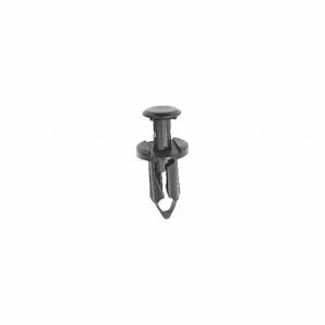 GRAINGER 5NCD3 Push-In Rivet, Domed Rivet Head, Keyhole Shank, Nylon, Black, 20 mm Rivet Length | CQ3YDK