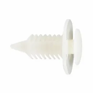 GRAINGER 5RKL9 Push-In Rivet, Domed Rivet Head, Ribbed Shank, Nylon, Natural, 0.344 Inch Rivet Dia | CQ3YEN