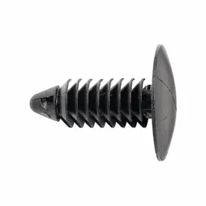 GRAINGER 5RKT3 Push-In Rivet, Domed Rivet Head, Ribbed Shank, Nylon, Black, 0.813 Inch Rivet Length, Inch | CQ3YDP