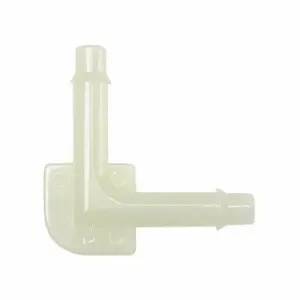 GRAINGER 5RKT6 Elbow, 90 Deg. Vacuum Connector, Nylon, Barbed X Barbed, 50 PK | CQ3ACK