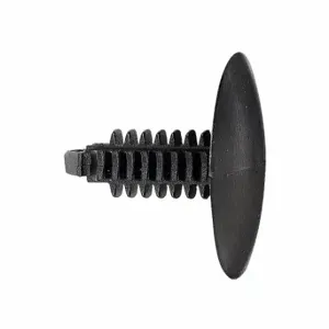 GRAINGER 5RKV7 Push-In Rivet, Domed Rivet Head, Ribbed Shank, Nylon, Black, 0.813 Inch Rivet Length | CQ3YDN