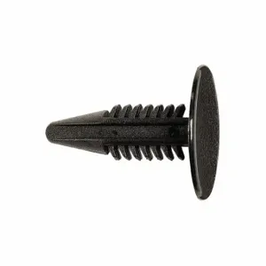 GRAINGER 5RKW1 Push-In Rivet, Domed Rivet Head, Ribbed Shank, Plastic, Black, 0.938 Inch Rivet Length | CQ3YDT