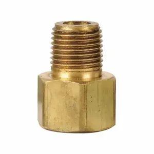 GRAINGER 5RKZ0 Male Connector, 1/8 Inch Tube OD, 1/8 Inch Pipe Size, Inverted Flare x MNPT, 10 PK | CQ2GJE