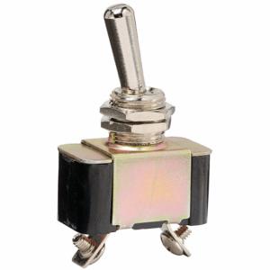 GRAINGER 5RLV4 Toggle Switch, SPST, 2 Connections, On/Off, Screw, 0.50 Inch Dia, 5 PK | CQ7LDQ