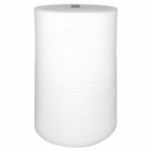 GRAINGER 5VFE9 Foam Roll, 1/4 Inch Foam Thick, 72 Inch Roll Width, 250 ft Roll Length, White, Std | CP9QGA