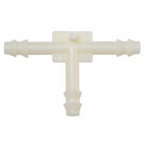 GRAINGER 5RKW9 Vacuum Connector, Nylon, Barbed X Barbed, White, 15 PK | CQ3ACY