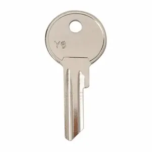 GRAINGER 5ZLE7 Key Blank, Yale, Lockset, Y6, 25 PK | CQ2GLN