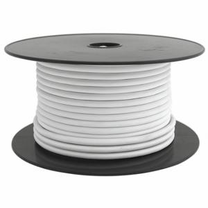 GRAINGER 5ZLL6 Primary Automotive Wire, 10 Awg Wire Size, Pvc, Stranded, 100 ft Length, White | CP7PDM