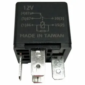 GRAINGER 5ZMU7 Automotive Relay, 20 A12V Contact Rating, 5 Pins, B1 Pin Configuration | CP7PCU