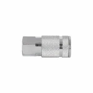 GRAINGER 5ZVJ6 Quick Connect Hose Coupling, 1/4 Inch Body Size, 1/4 Inch Hose Fitting Size, Npt, 2 PK | CP7PCP