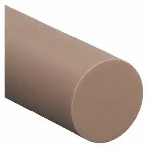 GRAINGER 61460104 Plastic Rod, 4 Ft Plastic Length, Tan, Opaque, 16000 Psi Tensile Strength | CQ3PEG 482T41