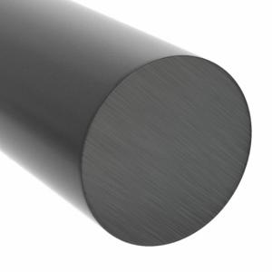 GRAINGER 1UPV2 Plastic Rod, 1 Ft Plastic Length, Black, Opaque, 16000 Psi Tensile Strength, 0.6 Ft-Lb/In | CQ3PDZ