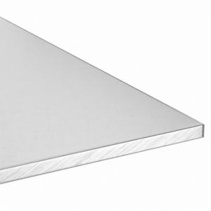 GRAINGER 61F.5X8-72 Aluminiumplatte, 6 Fuß Gesamtlänge, 8 Zoll Gesamtbreite, 0.5 Zoll Dicke, unpoliert | CQ6RKZ 1ZCU5