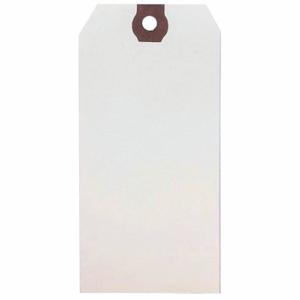 GRAINGER 61KU17 Blank Shipping Tag, #4, 4 1/4 Inch Tag Height, 2 1/8 Inch Tag Width, 13 Points, Paper | CP7RDZ