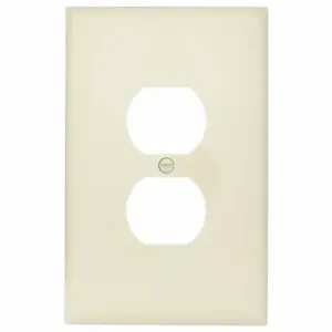 GRAINGER 62032 Duplex Receptacle Wall Plate, Duplex Outlet, Plastic, Ivory | CP9ECW 492P58