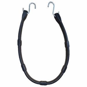 GRAINGER 635771765 Bungee Strap, EPDM Rubber, 30 Inch Bungee Length, 3/4 Inch Bungee Width, Custom Hook End | CP8GNJ 55YC77