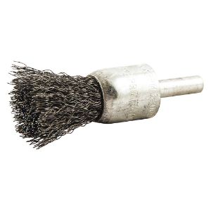 GRAINGER 66252838584 Crimped Wire End Brush, 3/4 Brush Dia., Carbon Steel Abrasion | AX3LZQ 443N66