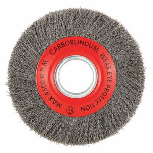 GRAINGER 66252838602 Wire Wheel Brush, 8 Inch Brush Dia, 2 Inch Arbor Hole, 0.014 Inch Wire Dia, Arbor Hole | CQ7YZT 443N83