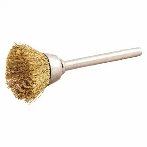 GRAINGER 66252838658 Cup Brush, 5/8 Inch Brush Dia, No Arbor Arbor Hole Size, 1/8 Inch Abrasive Shank Size | CP9BNQ 443P22