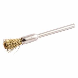 GRAINGER 66252838721 End Brush, 1/4 Inch Brush Dia, 1/8 Inch Abrasive Shank Size, 0.005 Inch Wire Dia | CP9EJH 443P42