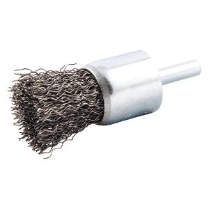 GRAINGER 66252838808 Crimped Wire End Brush, 1/4 Inch Shank, 0.014 Inch Wire Dia. | CD3UFH 443N20