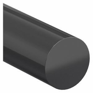 GRAINGER 1YVN1 Plastic Rod, 3 Ft Plastic Length, Black, Opaque, 5800 Psi Tensile Strength, No Break | CQ7TBD