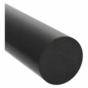 GRAINGER 69642104 Plastic Rod, 4 Ft Plastic Length, Black, Opaque, 12, 500 Psi Tensile Strength | CQ3AEN 482U16