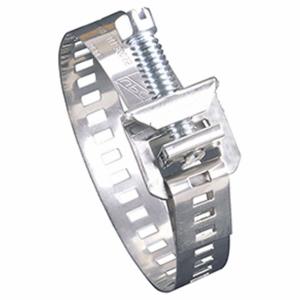 GRAINGER 6972070 Lox-On Clamp, 301 Stainless Steel, Perforated Band, 1 3/4 Inch to 5 Inch Clamping Dia | CQ7ZAY 802UM9