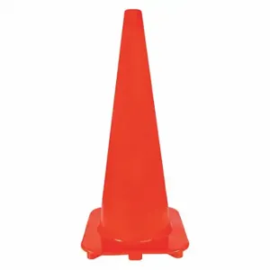 GRAINGER 6FGZ2 Traffic Cone, Day or Low Speed Roadway 40 MPH or Less, Non-Reflective, 28 Inch Cone Height | CQ7QXY