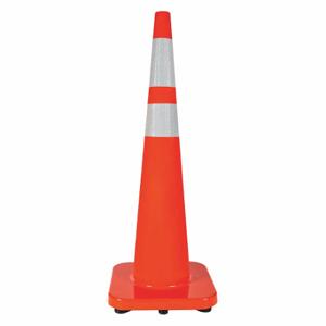 GRAINGER 6FGZ6 Traffic Cone, High Speed Roadway 45 MPH or Higher, Reflective, 36 Inch Cone Height | CQ7QZB
