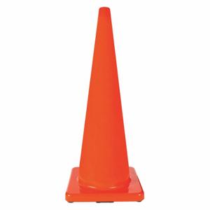 GRAINGER 6FGZ9 Traffic Cone, Day or Low Speed Roadway 40 MPH or Less, Non-Reflective, 36 Inch Cone Height | CQ7QYB