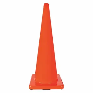 GRAINGER 6FGZ9 Traffic Cone, Day or Low Speed Roadway 40 MPH or Less, Non-Reflective, 36 Inch Cone Height | CQ7QYB