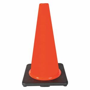 GRAINGER 6FHA9 Traffic Cone, Day or Low Speed Roadway 40 MPH or Less, Non-Reflective, Black Base | CQ7QYE